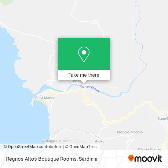 Regnos Altos Boutique Rooms map