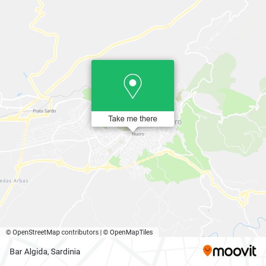 Bar Algida map