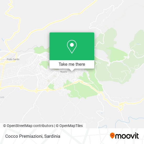 Cocco Premiazioni map