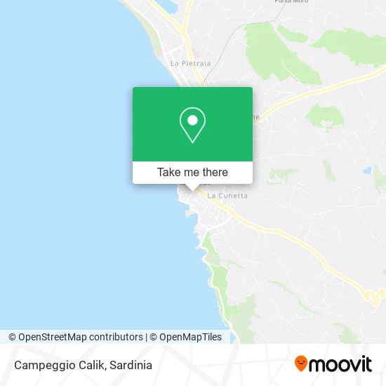 Campeggio Calik map