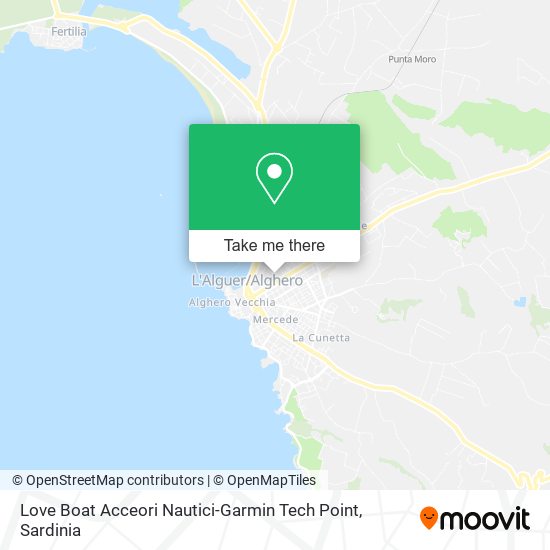 Love Boat Acceori Nautici-Garmin Tech Point map