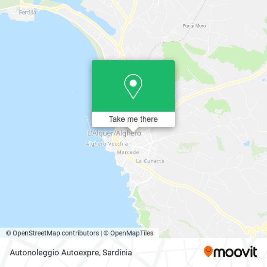 Autonoleggio Autoexpre map