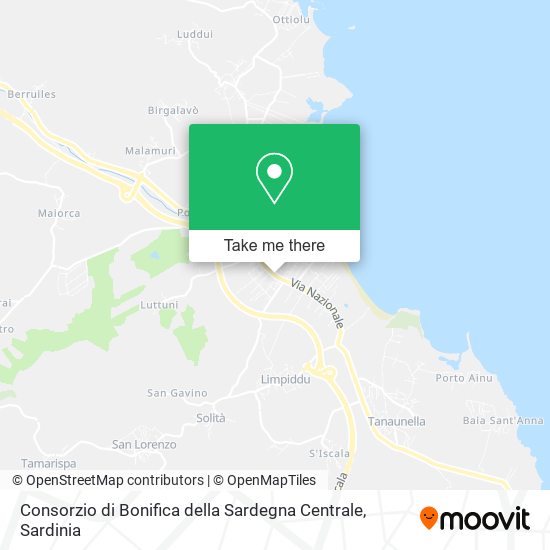 Consorzio di Bonifica della Sardegna Centrale map