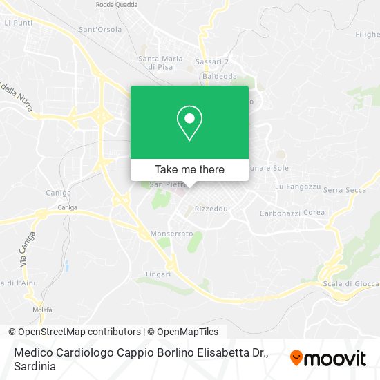 Medico Cardiologo Cappio Borlino Elisabetta Dr. map