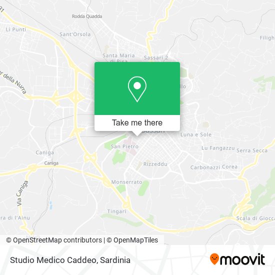 Studio Medico Caddeo map