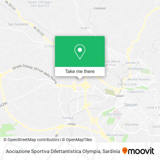 Aociazione Sportiva Dilettantistica Olympia map