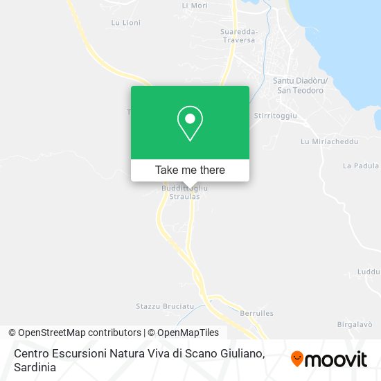 Centro Escursioni Natura Viva di Scano Giuliano map