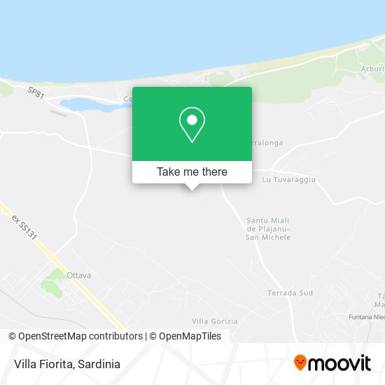 Villa Fiorita map