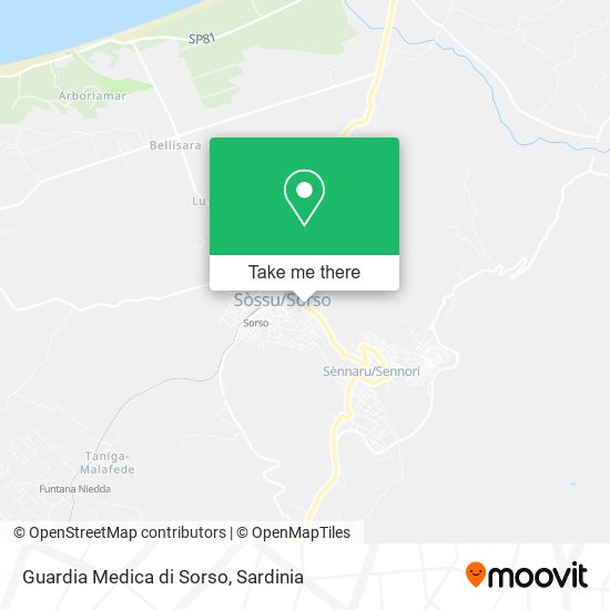 Guardia Medica di Sorso map