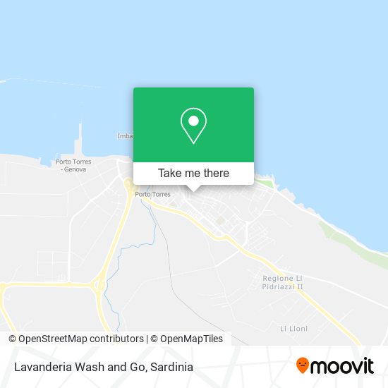 Lavanderia Wash and Go map