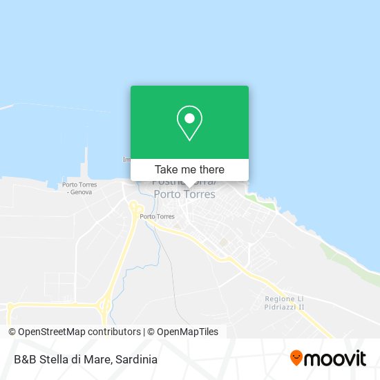 B&B Stella di Mare map