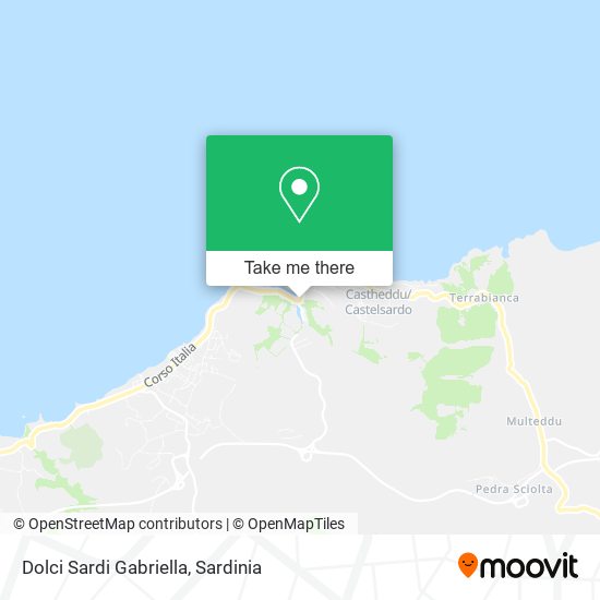 Dolci Sardi Gabriella map