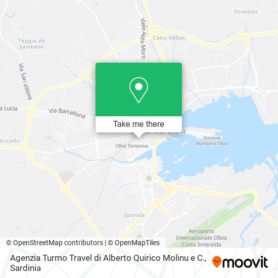 Agenzia Turmo Travel di Alberto Quirico Molinu e C. map