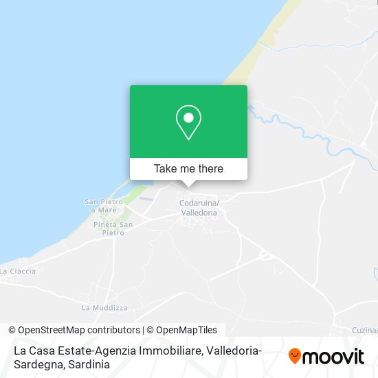 La Casa Estate-Agenzia Immobiliare, Valledoria-Sardegna map