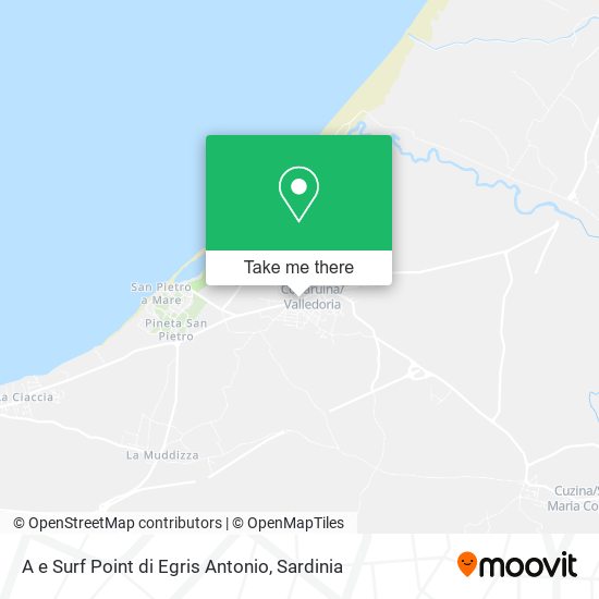 A e Surf Point di Egris Antonio map