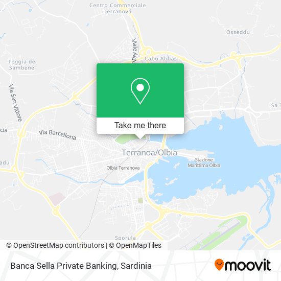 Banca Sella Private Banking map