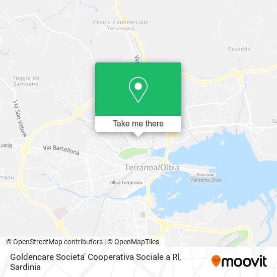 Goldencare Societa' Cooperativa Sociale a Rl map