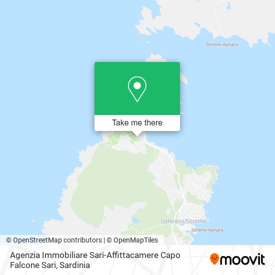 Agenzia Immobiliare Sari-Affittacamere Capo Falcone Sari map