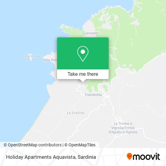 Holiday Apartments Aquavista map