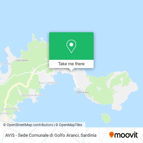 AVIS - Sede Comunale di Golfo Aranci map