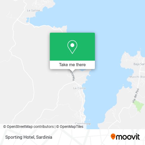 Sporting Hotel map