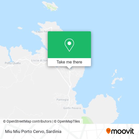 Miu Miu Porto Cervo map