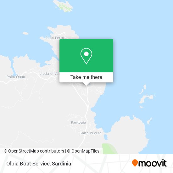 Olbia Boat Service map