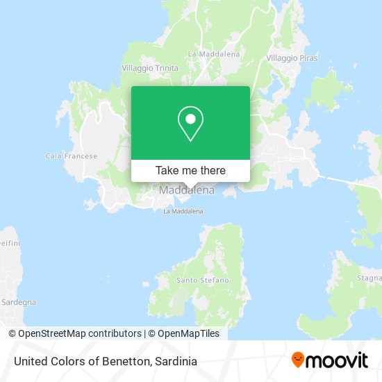 United Colors of Benetton map