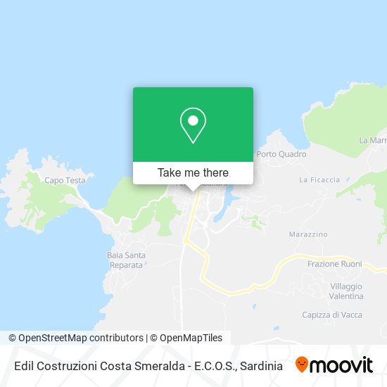 Edil Costruzioni Costa Smeralda - E.C.O.S. map