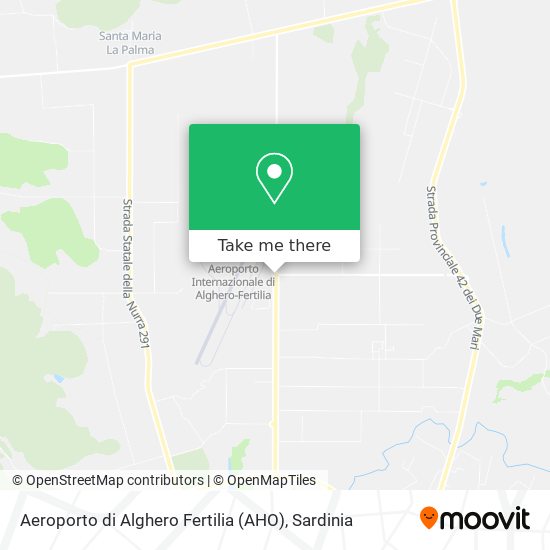 Aeroporto di Alghero Fertilia (AHO) map