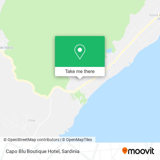 Capo Blu Boutique Hotel map