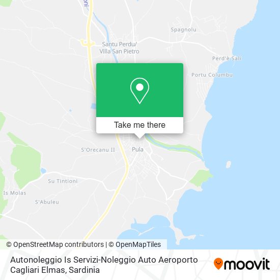 Autonoleggio Is Servizi-Noleggio Auto Aeroporto Cagliari Elmas map