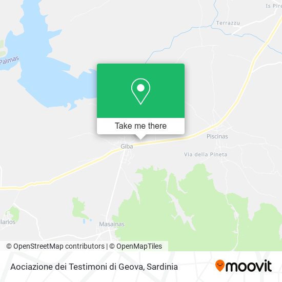 Aociazione dei Testimoni di Geova map