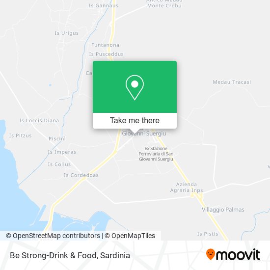 Be Strong-Drink & Food map