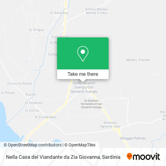 Nella Casa del Viandante da Zia Giovanna map