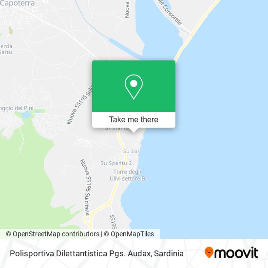 Polisportiva Dilettantistica Pgs. Audax map