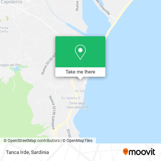 Tanca Irde map