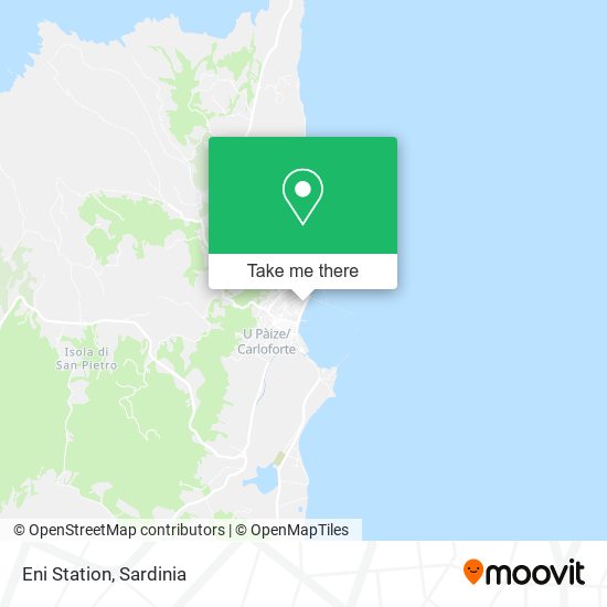Eni Station map