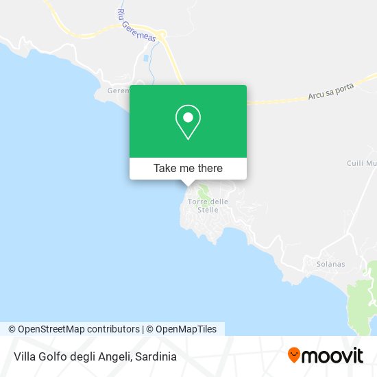 Villa Golfo degli Angeli map