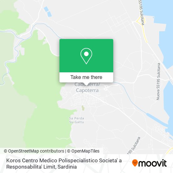 Koros Centro Medico Polispecialistico Societa' a Responsabilita' Limit map