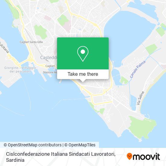 Cislconfederazione Italiana Sindacati Lavoratori map
