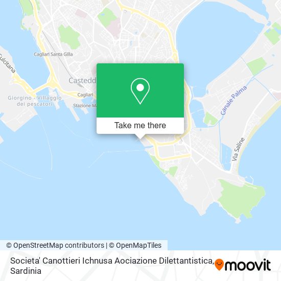 Societa' Canottieri Ichnusa Aociazione Dilettantistica map