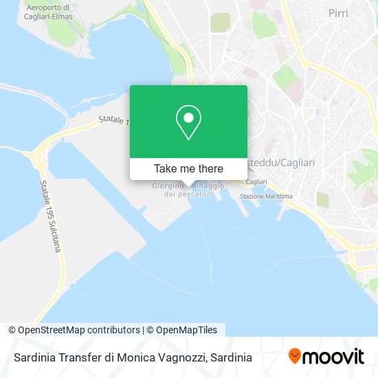 Sardinia Transfer di Monica Vagnozzi map