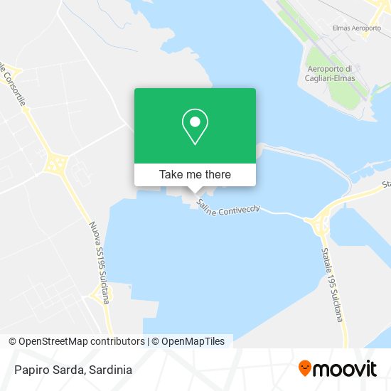 Papiro Sarda map