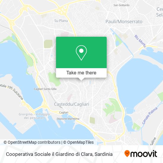Cooperativa Sociale il Giardino di Clara map