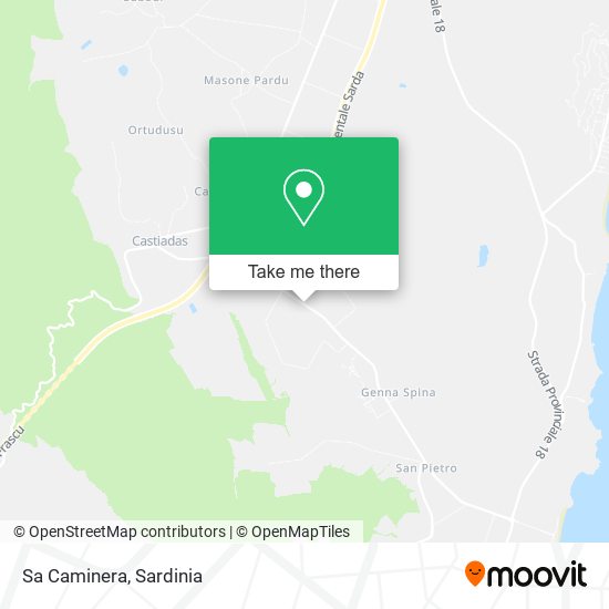 Sa Caminera map