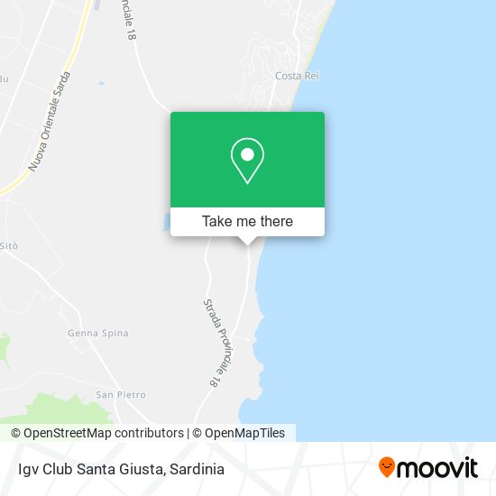 Igv Club Santa Giusta map
