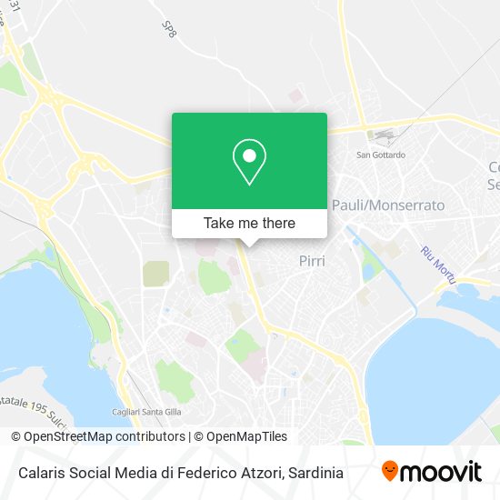 Calaris Social Media di Federico Atzori map