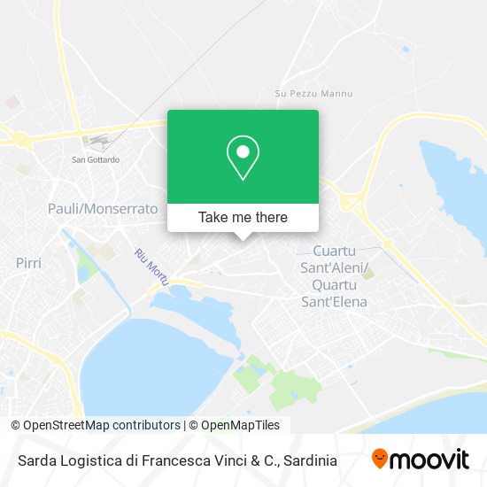 Sarda Logistica di Francesca Vinci & C. map