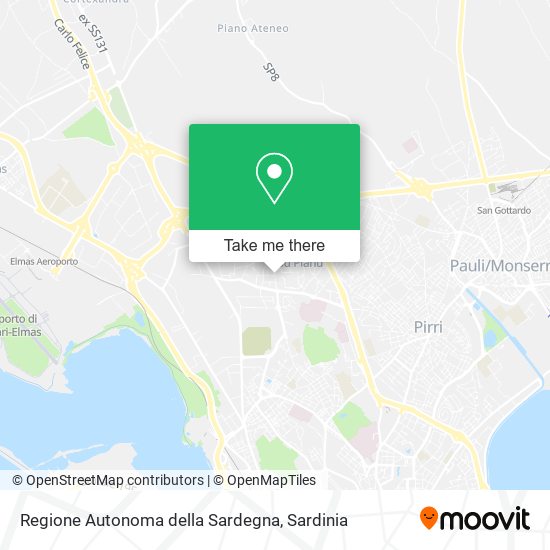 Regione Autonoma della Sardegna map